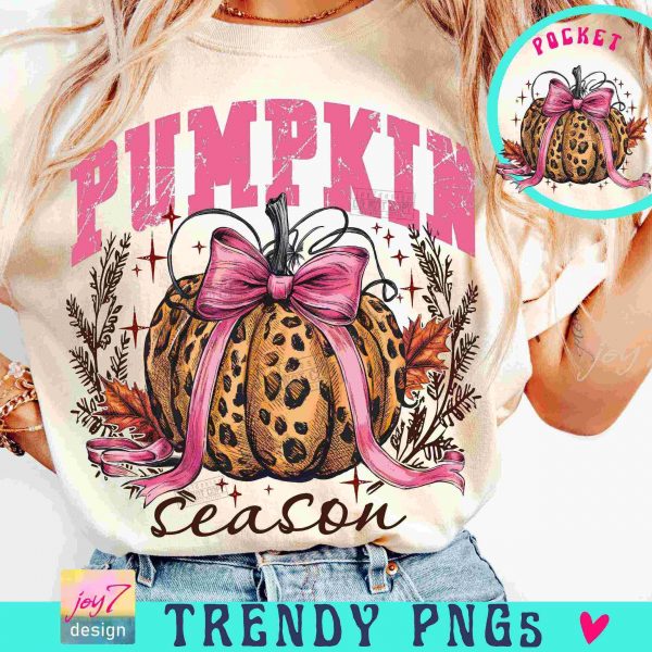 Pumpkin season PNG Pumpkin Cheetah Coquette Fall Shirt Png Pink Fall Pumpkin vibes Trendy Fall Png Autumn Vintage design Funny Fall ORIGINAL