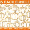 Pumpkin SVG Bundle Halloween Autumn Vector Graphics