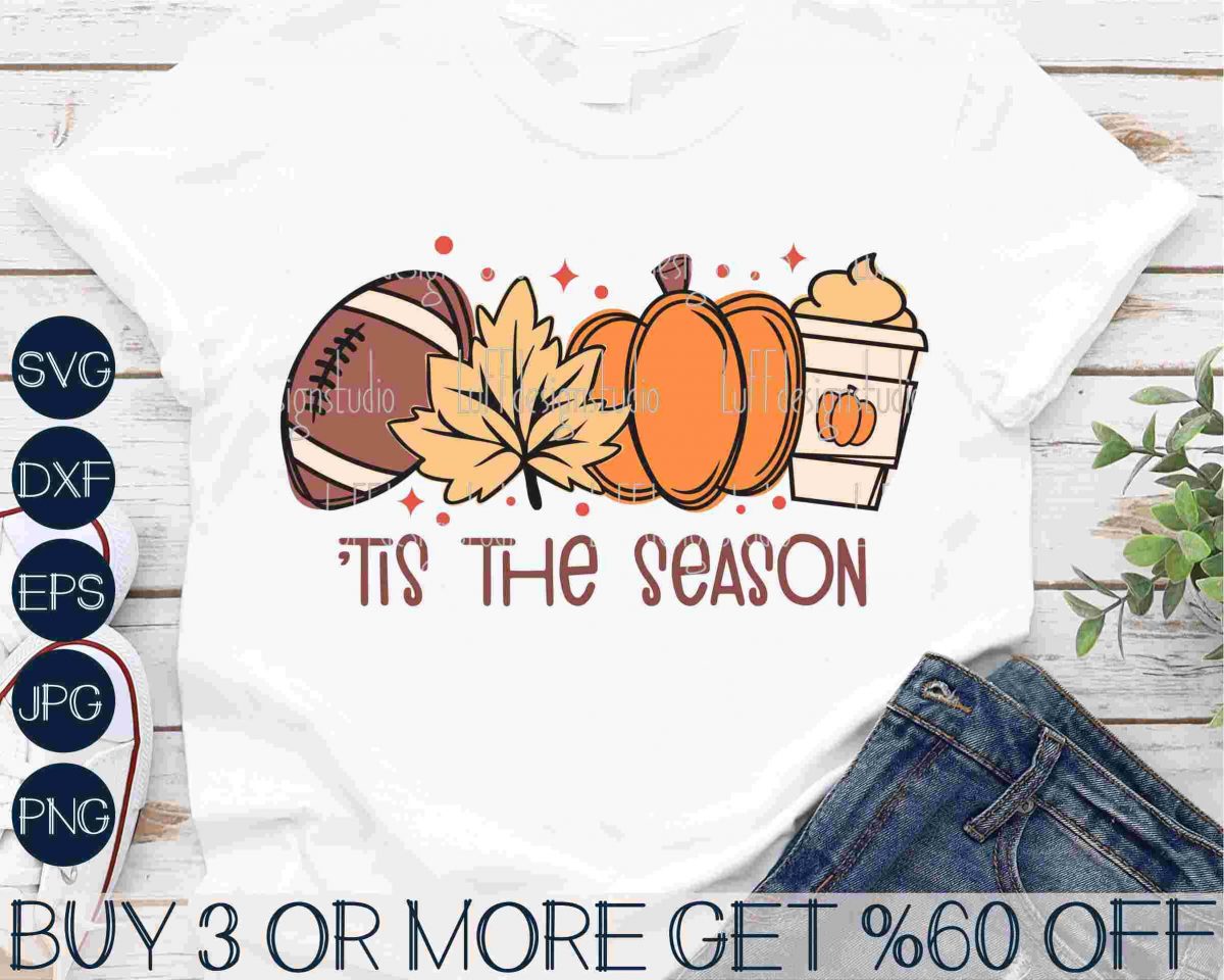 Quirky Thanksgiving Fall SVGs Football Svg Pumpkin Spice PNG Cricut