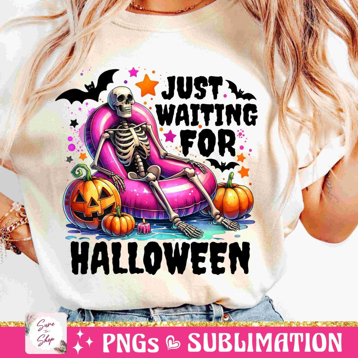 Ready for Halloween Spooky Summer PNG Sublimation Design Funny