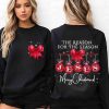 Red Coquette Bow Christian Christmas SVG Jesus Holiday Apparel