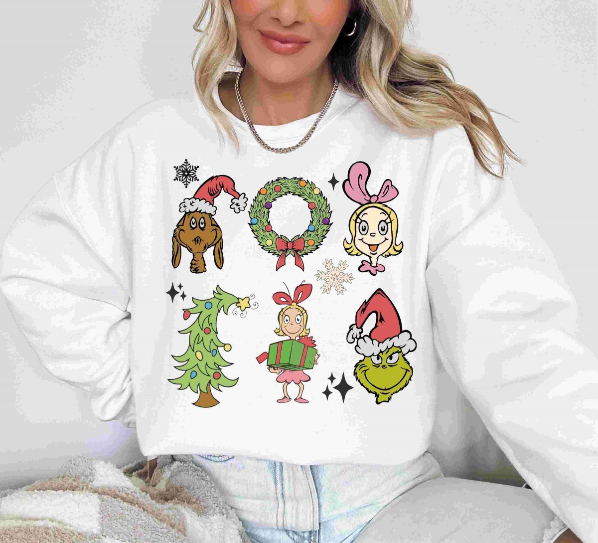 Retro Christmas Characters PNG for Trendy Sublimation