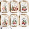 Retro Christmas PNG Bundle Vintage Santa Shirt Design Sublimation