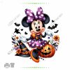 Retro Halloween PNG Minnie Spooky Vibes Shirt Sublimation Design