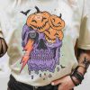 Retro Halloween Shirt PNG Stylish Halloween Png Spooky Season Png