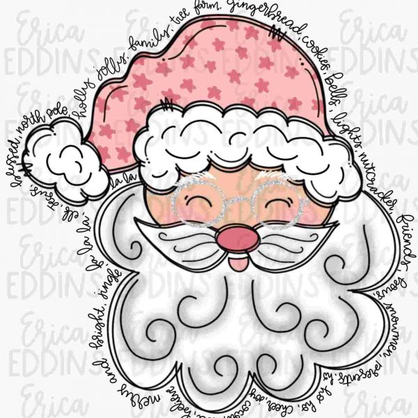 Retro Santa Claus Christmas Shirt SVG PNG Printable