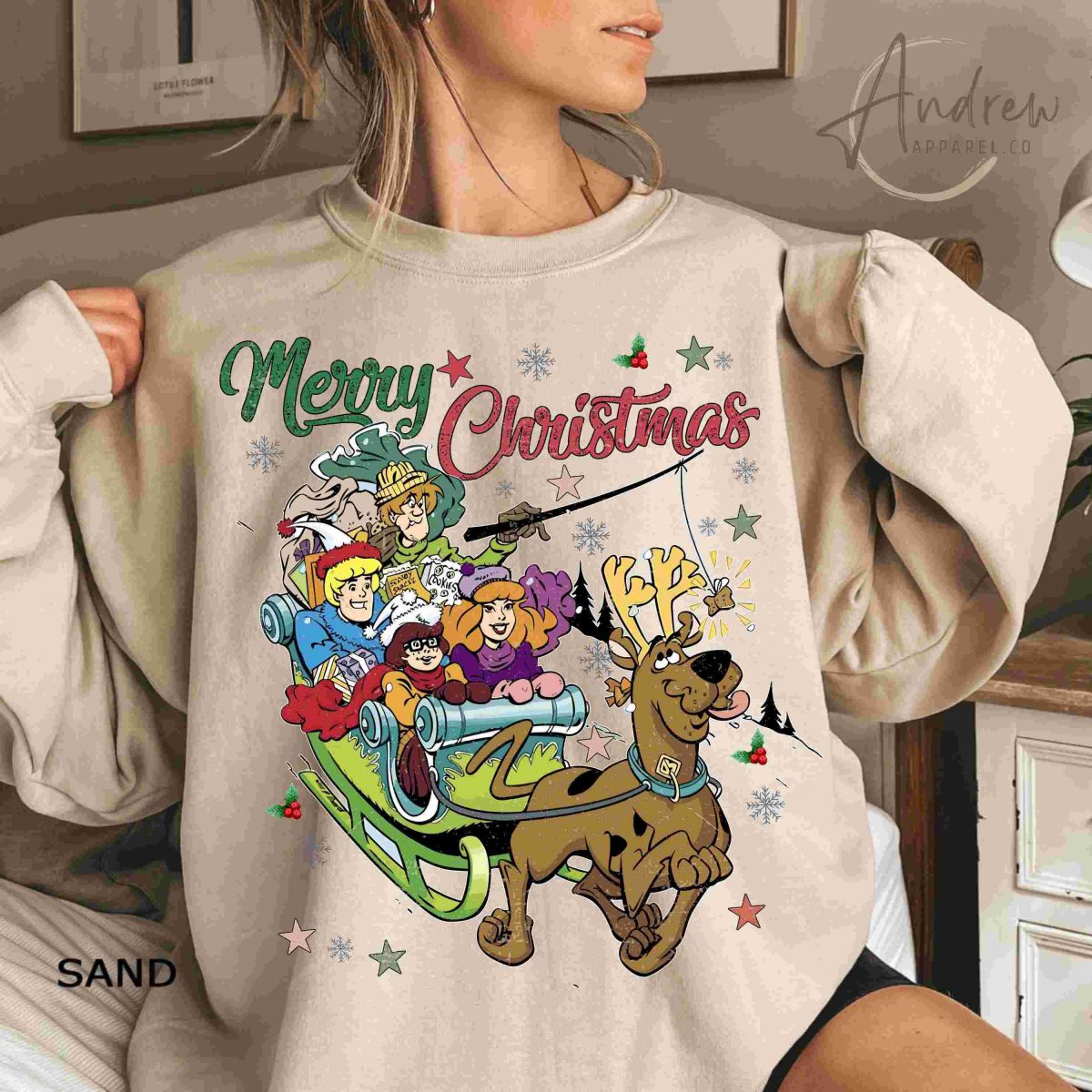 Retro Scooby Doo Christmas Png, Retro Disney Scooby Png, Scooby Doo Christmas Png, Disneyland Christmas Png, Walt Disney World Xmas Png File