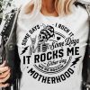 Rocking Motherhood SVG Funny Skull Design for Moms