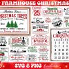 Rustic Holiday svg Bundle Farmhouse Christmas More