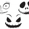 Sally Jack Oogie Boogie face silhouettes SVG and PNG pack