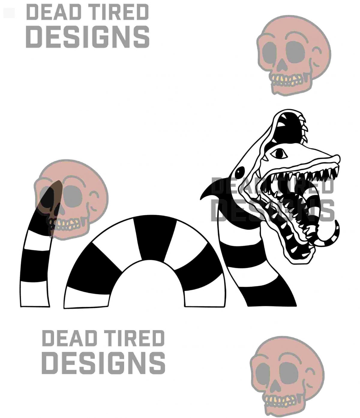 Sandworm SVG, Beetlejuice SVG, Halloween SVG, Dead Tired Designs