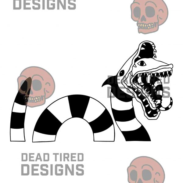 Sandworm SVG, Beetlejuice SVG, Halloween SVG, Dead Tired Designs