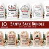 Santa Sack svg Bundle 50 OFF Christmas Cut Files for Cricut Merry