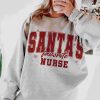 Santas Top Nurse Festive Nurse Christmas SVG PNG Sublimation Gift