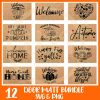 Seasonal Doormat Bundle Thanksgiving Autumn Welcome svg Collection