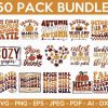 Seasonal SVG Bundle Autumn Fall Designs Thanksgiving Quotes Cut