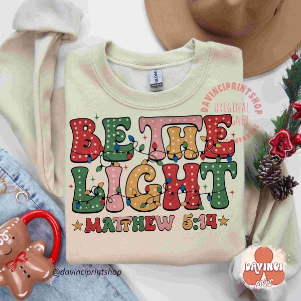 Shine Bright with Bible Verse PNGs for Christian Christmas