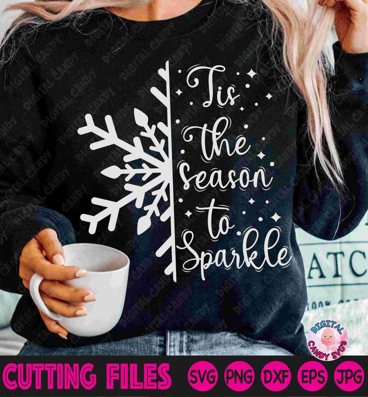 Shine Bright with Christmas Snowflake Winter Svg for Cricut