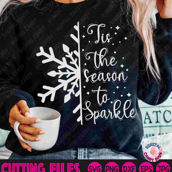 Shine Bright with Christmas Snowflake Winter Svg for Cricut