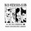 Sinister Witches Club SVG Rebel Girls PNG Villain Gang SVG Wicked