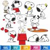 Snoopy and Charlie Brown SVG Clipart for Personalized Gifts