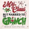 Sparkling Christmas Mrs Claus The Grinch SVG PNG