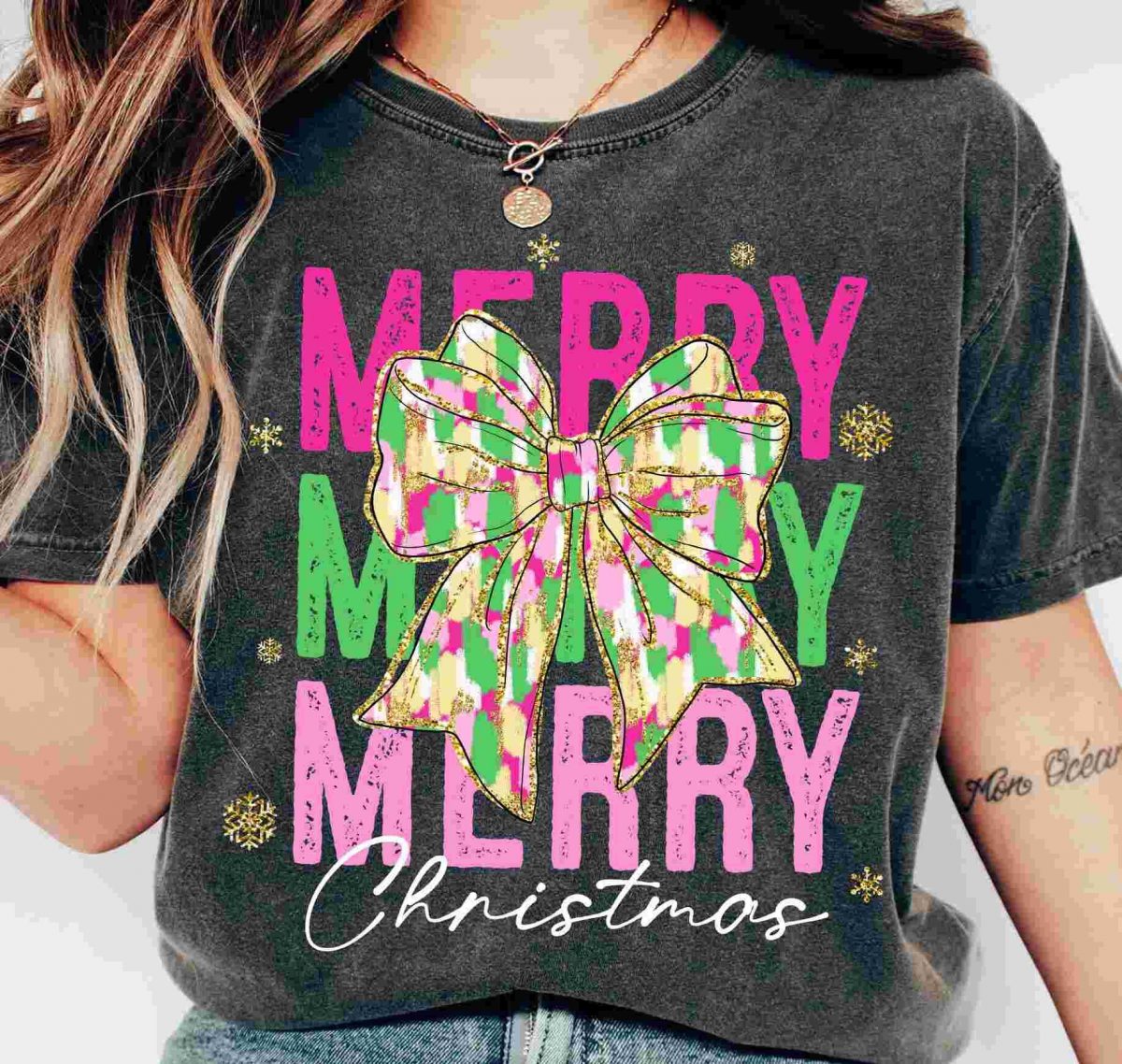 Sparkling Pink Christmas Coquette SVG PNG Collection