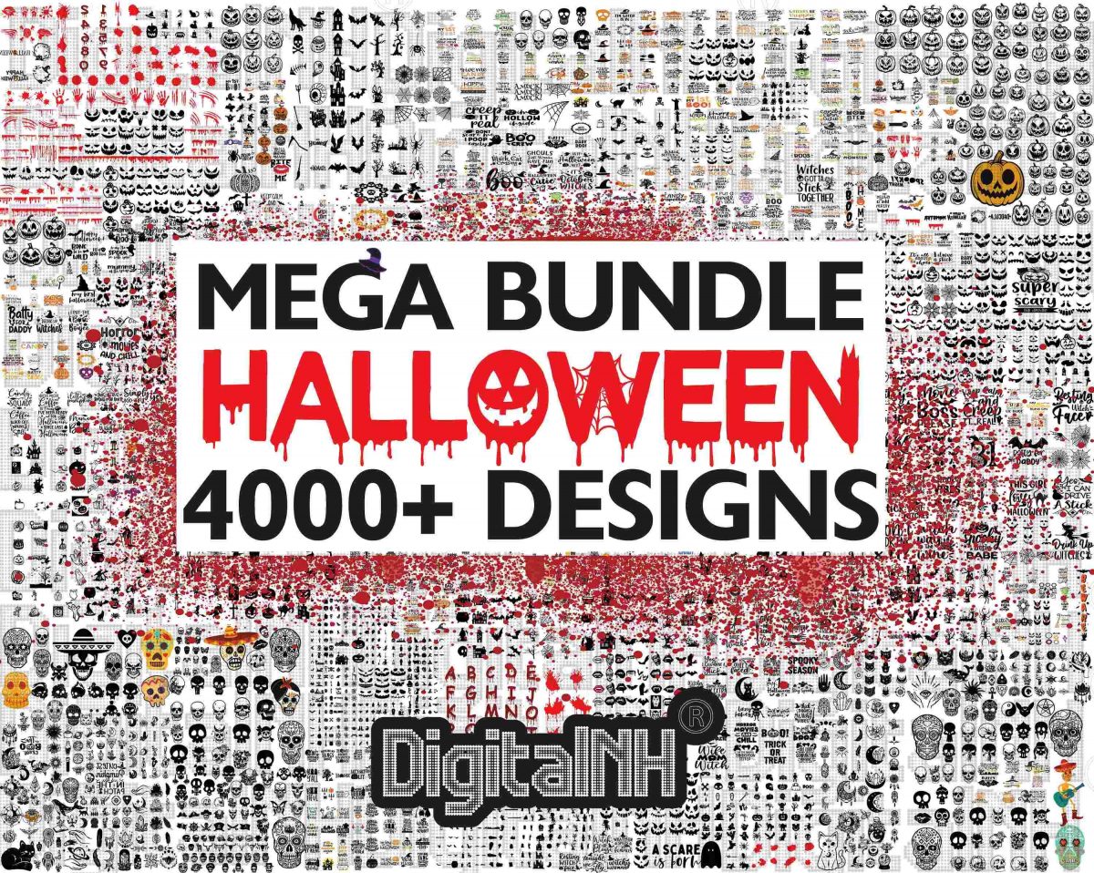 Spooktacular Halloween Bundle SVGs Gifts Clipart More