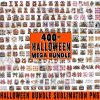 Spooky 400 Halloween Mega Bundle Ghosts Pumpkins More PNG SVG