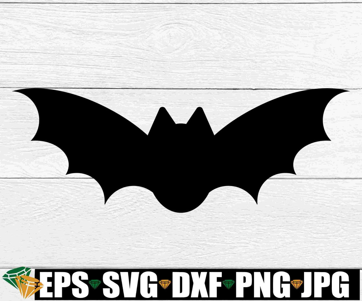 Spooky Bat SVG Clipart for Halloween Party Decor