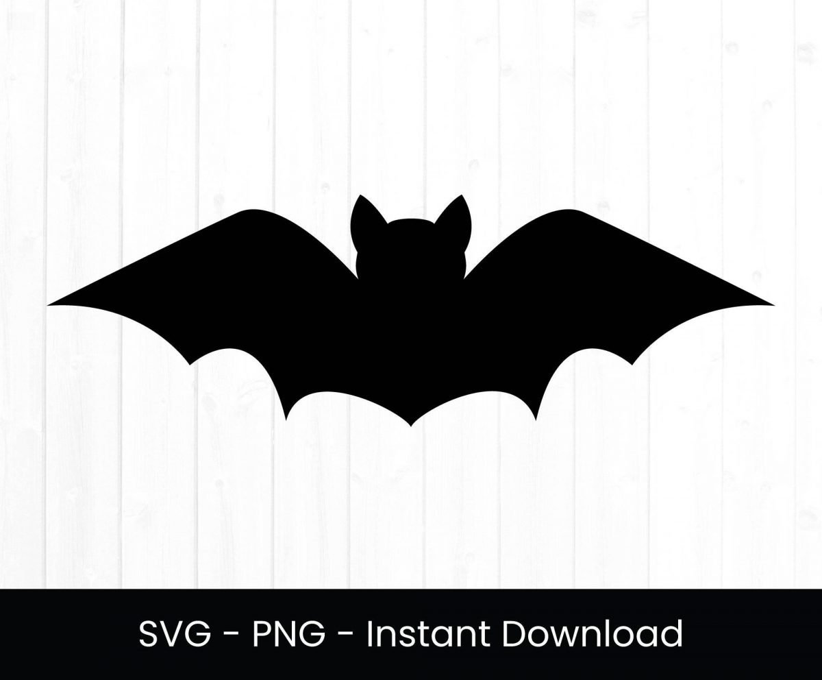 Spooky Bat SVG for Commercial Use Halloween Cut File Digital Design