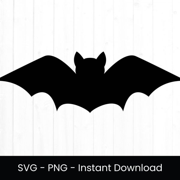 Spooky Bat SVG for Commercial Use Halloween Cut File Digital Design