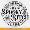 Spooky Bitch Season Funny Halloween Shirt SVG for Mom Cut Files for