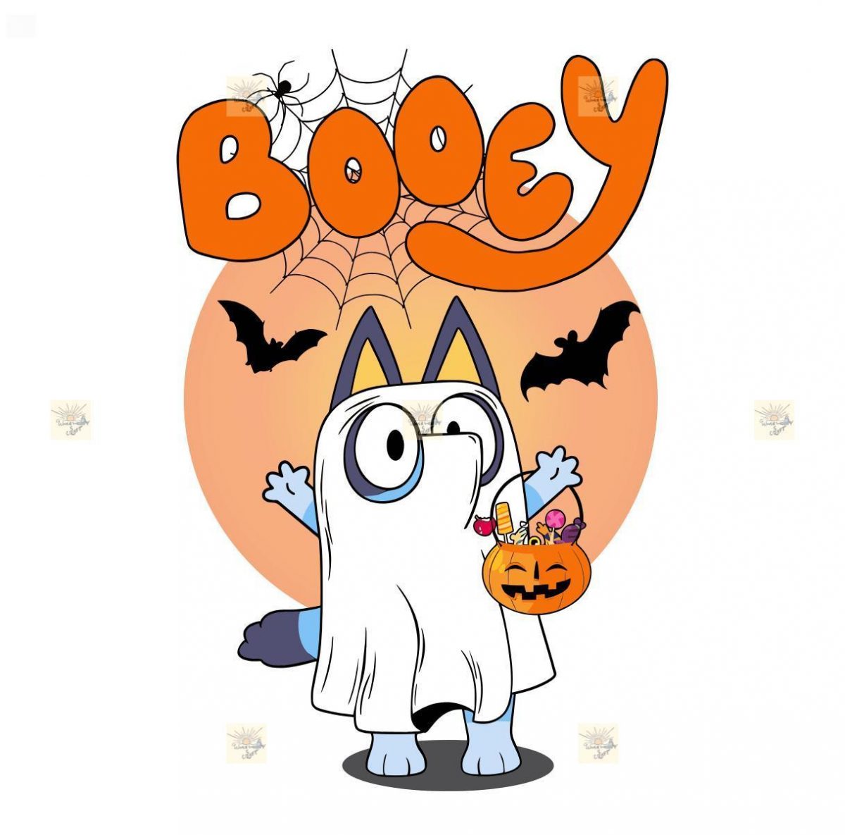 Spooky Blue Halloween SVG PDF eps dxf For Your Unique Creations