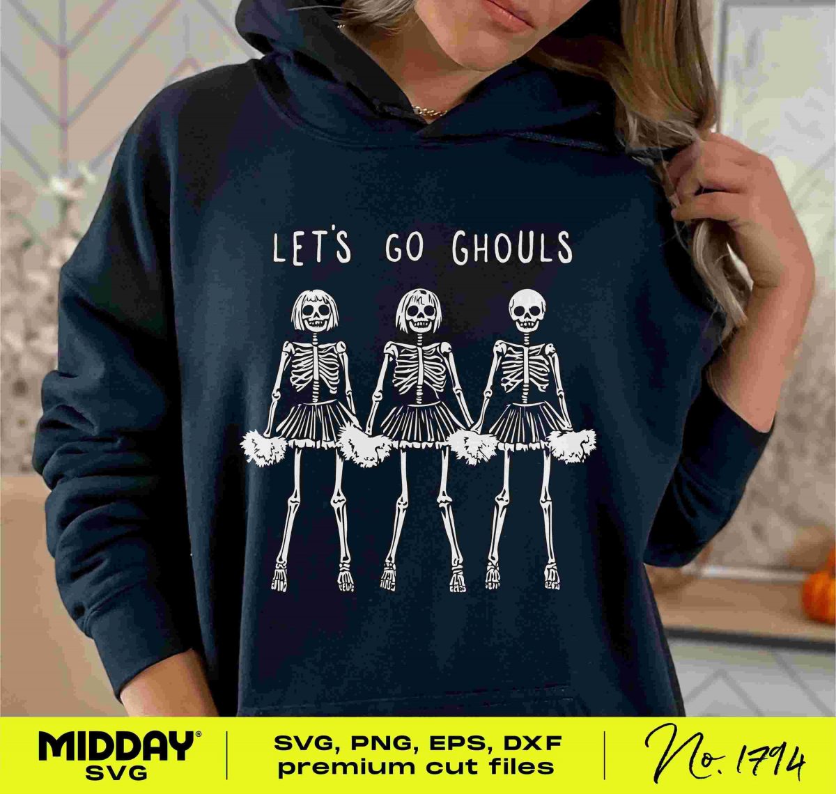 Spooky Cheerleading Designs Svg Png for Halloween Fun Fall Shirts