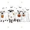 Spooky Cow Halloween SVG PNG PDF dxf eps Perfect for Your Custom