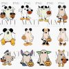 Spooky Disney Ghosts SVG Mickey Friends Halloween Characters