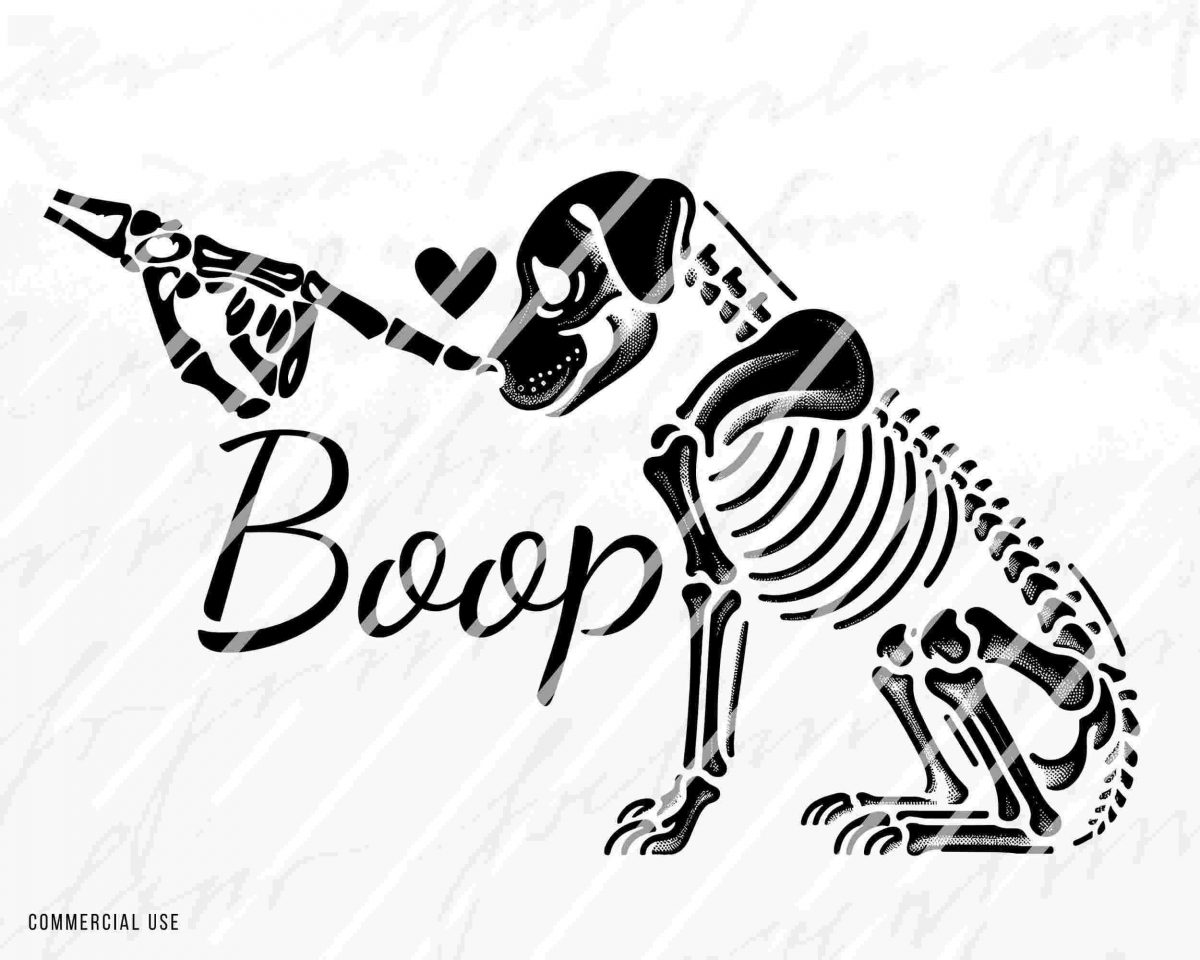 Spooky Dog Skeleton Halloween SVG PNG Bundle for Dog Moms and Dads