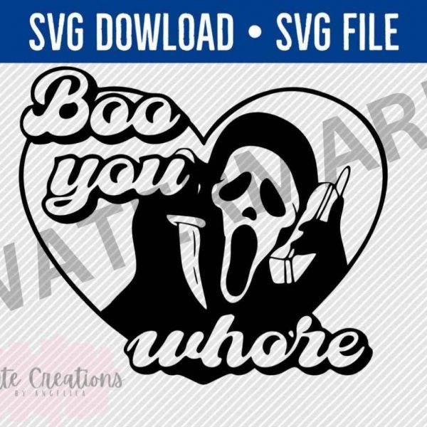 Spooky Face Humor SVG Scream SVG for Cricut Halloween SVG Design