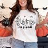 Spooky Floral Ghost Svg for Cute Halloween Shirts Digital Download