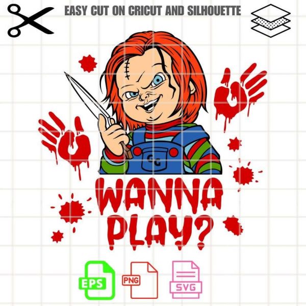 Spooky Fun Chucky Playtime Svg Creepy Friends Svg Halloween Horror