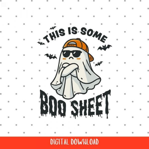 Spooky Funny Halloween Shirt SVG Ghostly Humor for Instant Download