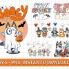 Spooky Ghost Dog Clipart Halloween Cartoon Canine PNG SVG DIY