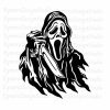 Spooky Ghost Face SVG Scream Horror Movie Retro SVG PNG AI JPG PDF