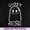 Spooky Ghost Malone SVG PNG Playful Halloween Clipart Designs