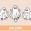 Spooky Ghost SVG PNG Collection for Halloween Fun