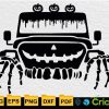 Spooky Halloween 4x4 Svg Bundle for Cricut Pumpkin Horror Smiley Face