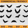 Spooky Halloween Bat SVG Bundle for Decor and Decals