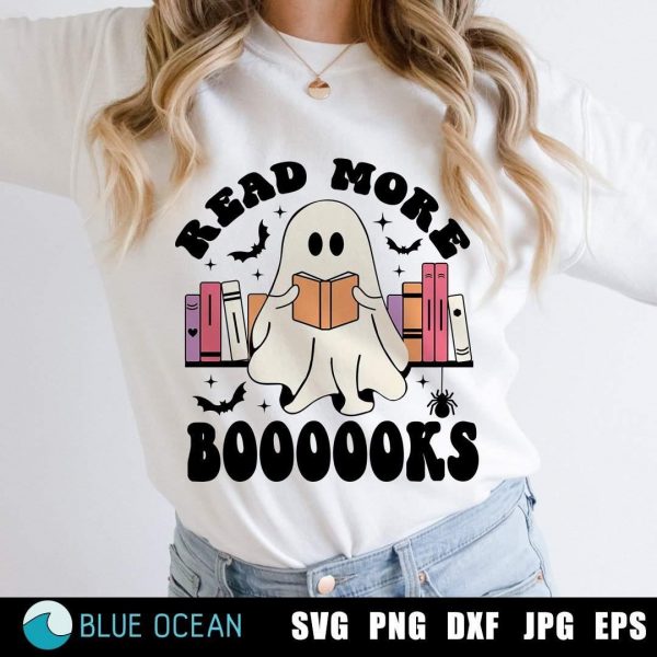 Spooky Halloween Books SVG Collection for Teachers