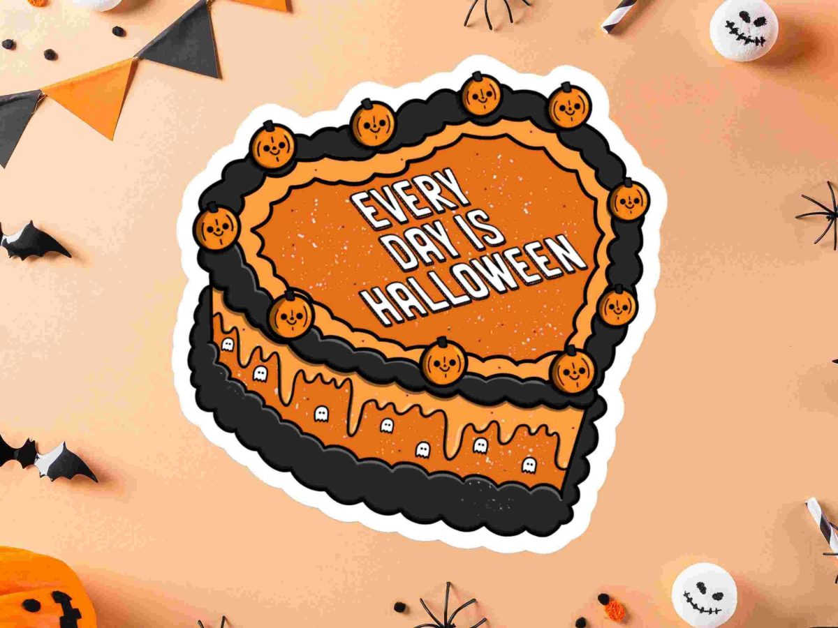 Spooky Halloween Cake Sticker Collection SVG PNG